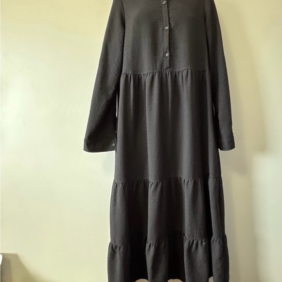 Max Studio Black Long Sleeve Dress - Picture 1 of 5